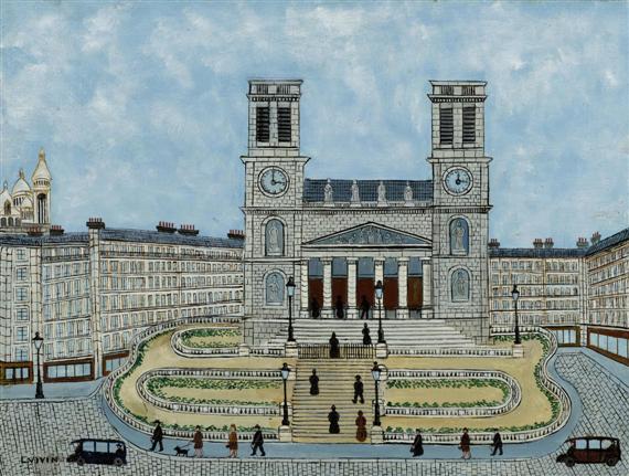 Appraisal: VIVIN LOUIS Hadol - Paris L'Eglise St Vincent de Paul