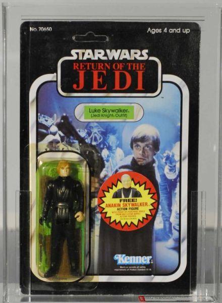 Appraisal: Star Wars Luke Jedi Knight Action Figure Description ROTJ carded