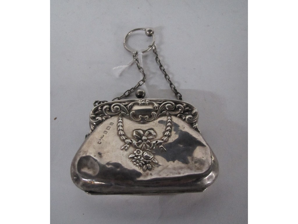 Appraisal: Silver purse Birmingham