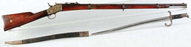 Appraisal: Antique Danish Rolling Block Model Rifle Description Serial Cal GA