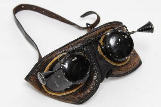 Appraisal: th C Masonic Hoodwink Initiation Goggles Victorian circa in the