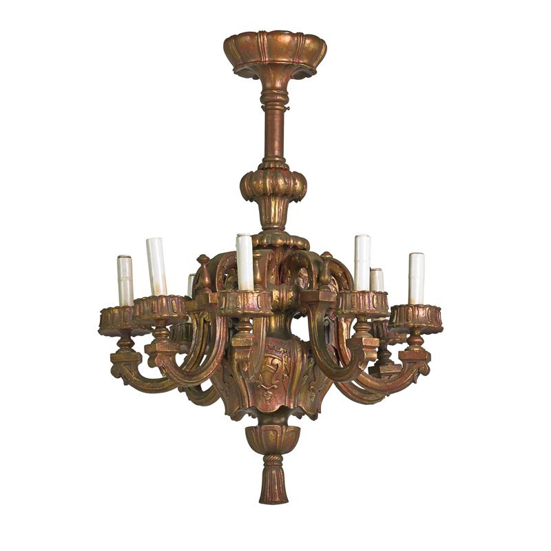 Appraisal: ITALIAN BAROQUE STYLE CHANDELIER Condition Report