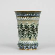 Appraisal: Doulton Lambeth Vase Embossed high gloss vase bottom stamped Doulton