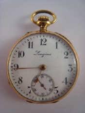 Appraisal: A carat gold cased fob watch metal dust cover movement