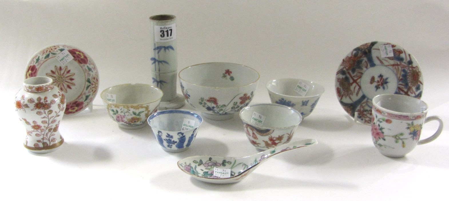 Appraisal: A group of Chinese and Japanese porcelain th century and