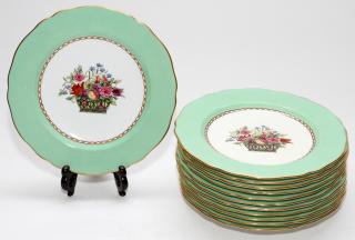 Appraisal: COPELAND SPODE CHINA PLATES SET OF TWELVE DIA Set of