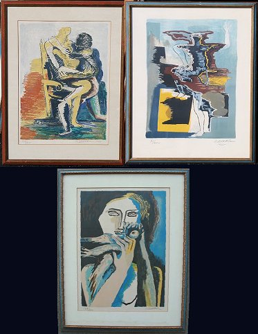 Appraisal: ZADKINE Ossip France - Lithographs Graphic Arts Society of New