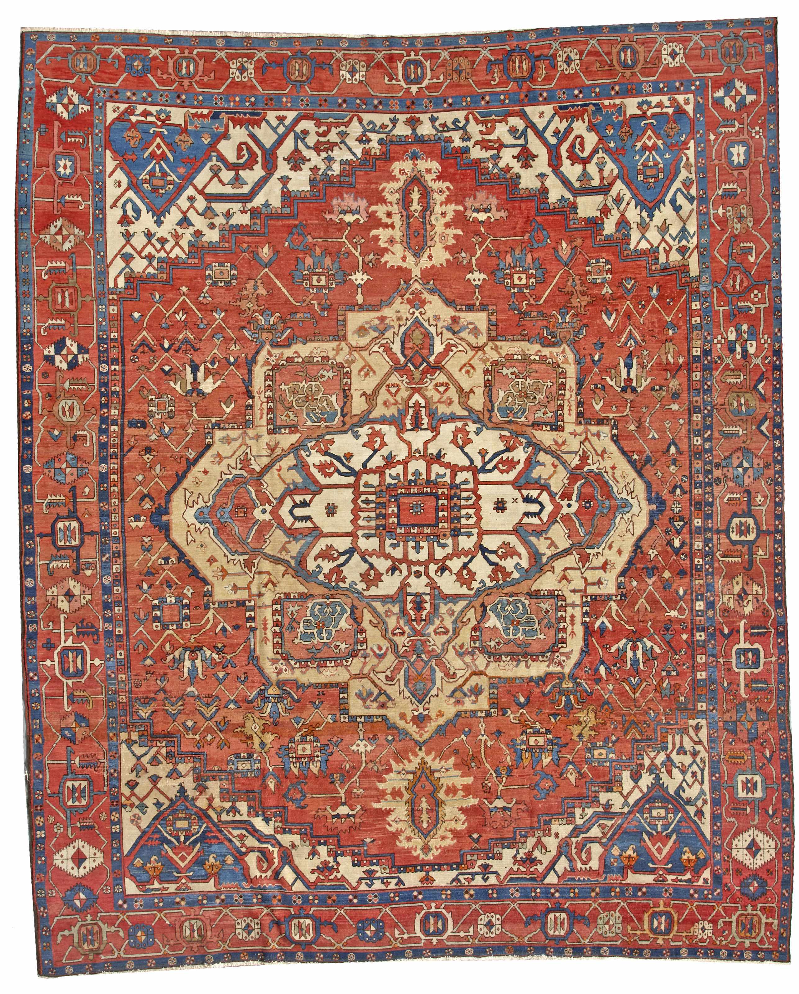 Appraisal: A Serapi carpet Northwest Persialate th centurysize approximately ft in