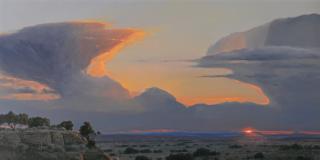 Appraisal: Arturo Chavez b Western Plains oil on board x inches