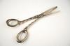 Appraisal: GRAPE SHEARS - Rare pair of heavy hammered sterling mixed