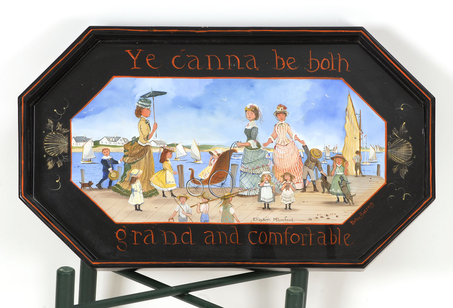 Appraisal: ELIZABETH MUMFORDAmerican ContemporaryYe Canna be both Grand and Comfortable Signed