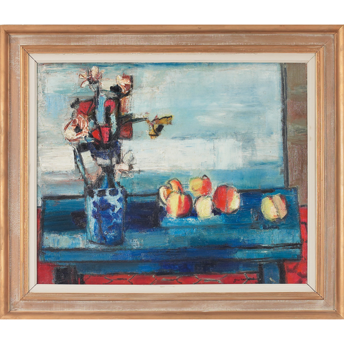 Appraisal: Paul Guiramand French - ''Still Life with Peaches '' c