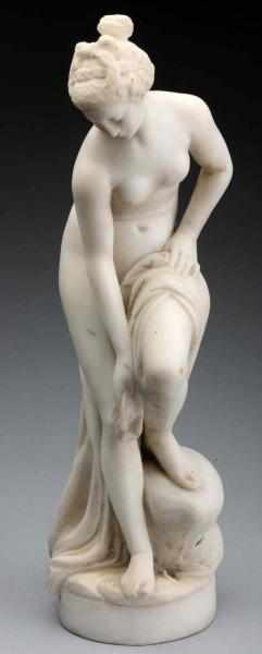 Appraisal: Marble Nude Woman Figure Quite heavy No damage Condition Excellent