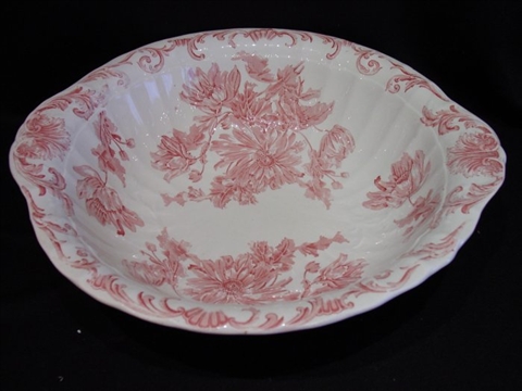 Appraisal: PORCELAIN ROYALE PITCAIRNES WASH BASIN English rose transfer printed wash