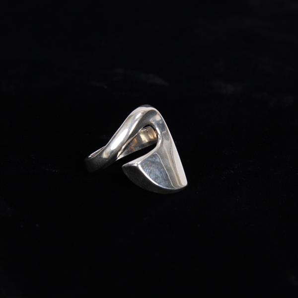 Appraisal: David Andersen Norway Modernist Sterling Silver Ring Ring Size