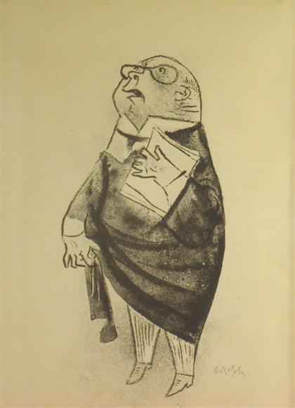 Appraisal: five prints WILLIAM GROPPER