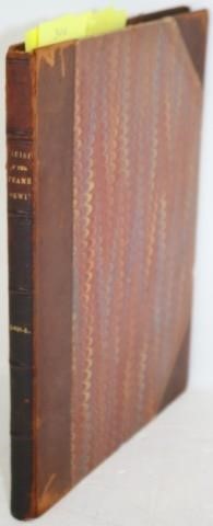 Appraisal: LEATHER BOUND BOOK TITLED REPORT OF THE CRUISEOF THE REVENUE