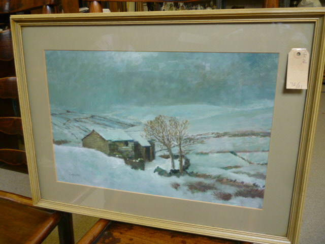 Appraisal: JOSEPH PIGHILLS - Top Withens oil on board inscribed verso