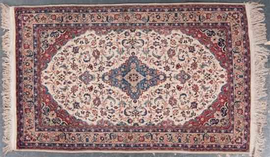 Appraisal: Fine Kazvin rug Iran modern x Estimate -