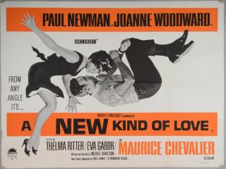 Appraisal: A New Kind of Love British Quad film poster starring