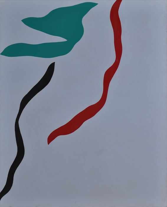 Appraisal: RAY PARKER - UNTITLED Acrylic on canvas x in signed