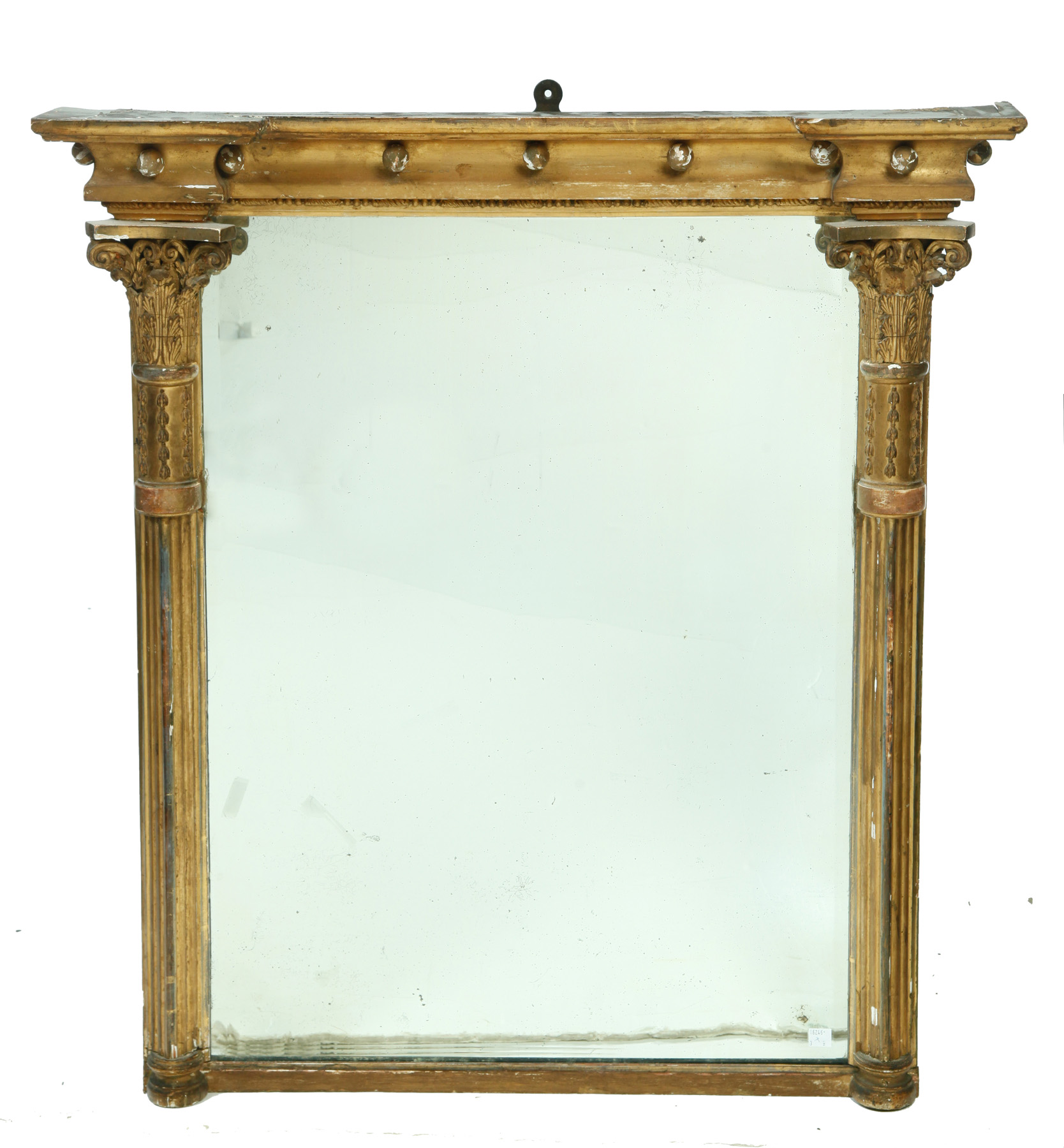 Appraisal: CLASSICAL FEDERAL MIRROR American st quarter- th century Molded cornice