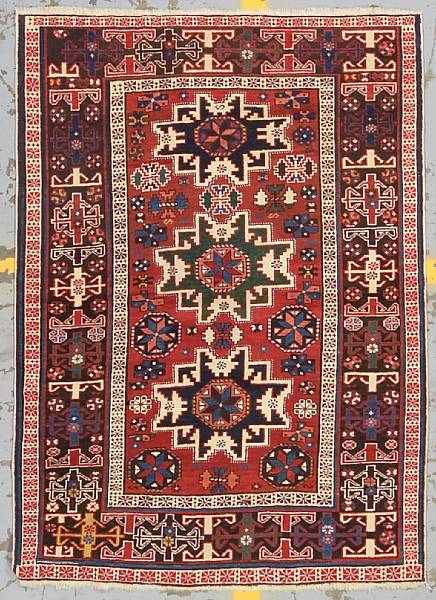 Appraisal: A Lesghi rug Caucasus circa size approximately ft in x