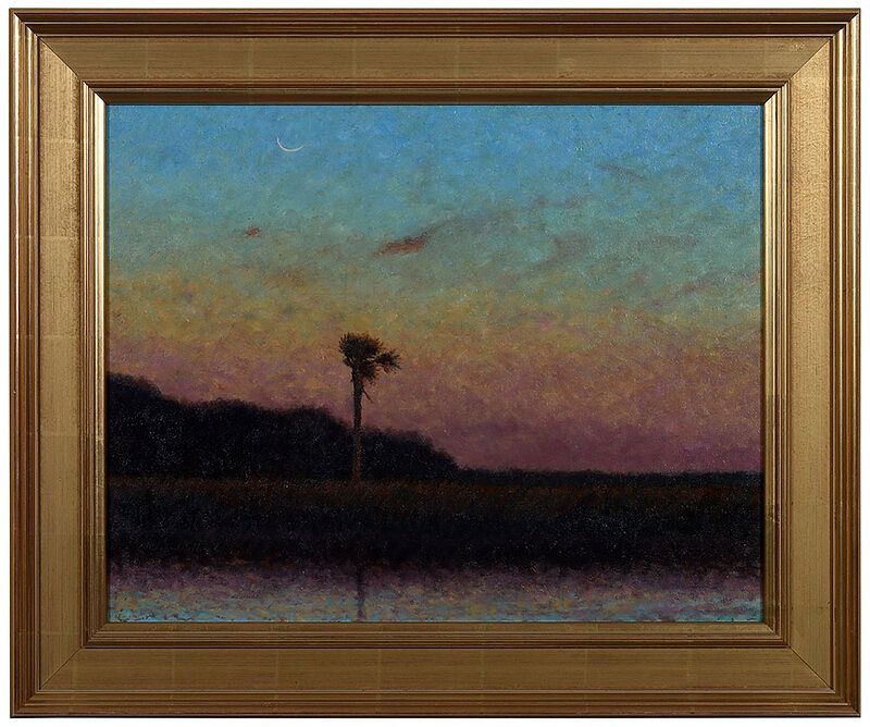 Appraisal: Mickey Williams South Carolina b Summer Crescent signed verso oil