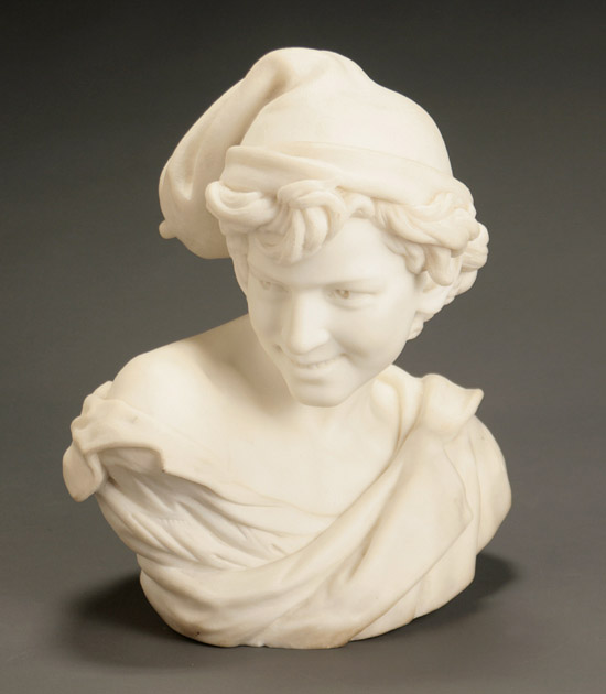 Appraisal: A Bertozzi Italian fl Late th Century Bust of a