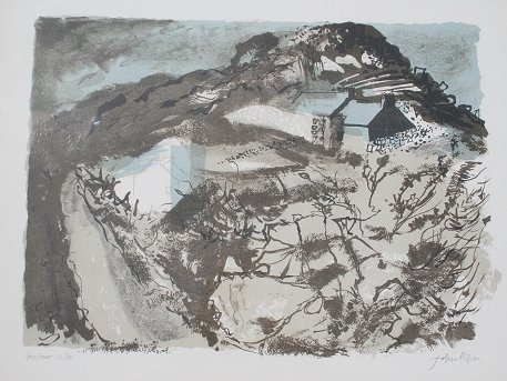 Appraisal: PIPER John Britain - ''Garn Fawr'' Abstract lithograph sight size