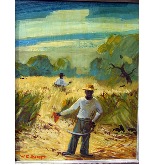 Appraisal: William Edouard Scott American - Workers in a Field c