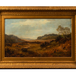 Appraisal: Henry W Henley British - Cannock Chase near Penkridge oil