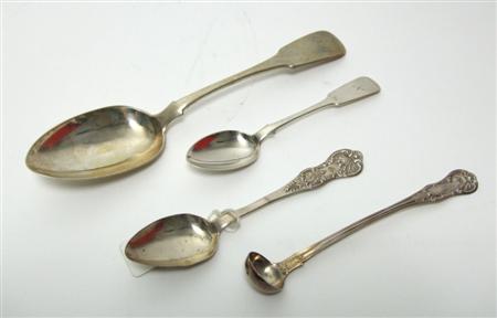 Appraisal: A large collection of Scottish flatware to include a small