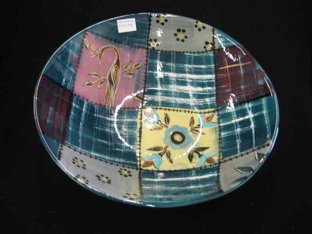 Appraisal: Marc Bellaire California Pottery Bowl quilted design - '' diameter