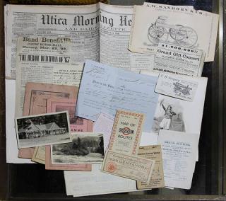 Appraisal: Group of paper ephemera Group of paper ephemera documents etc