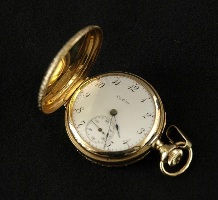 Appraisal: Elgin Lady's Pocket Watch K in diam Please note this