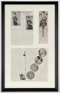 Appraisal: Houdini Harry Collection of Early Houdini Clippings One Signed V