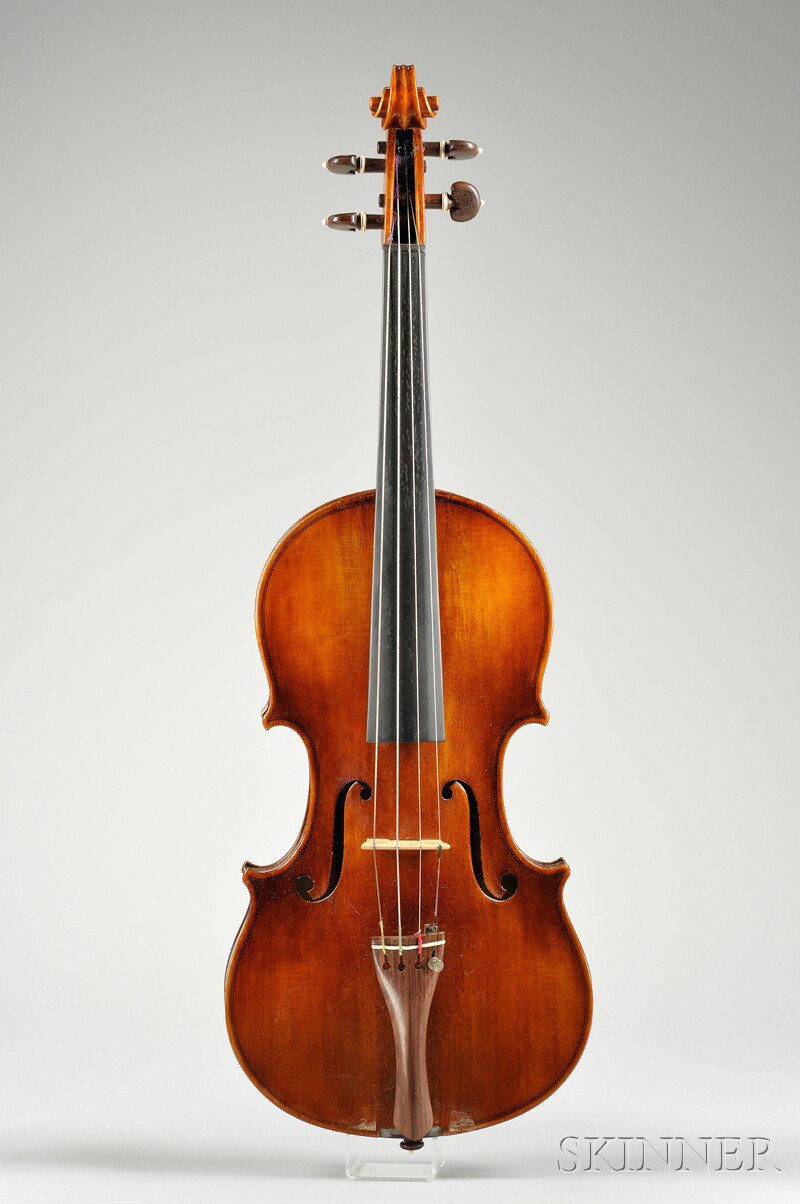 Appraisal: French Violin Mirecourt c labeled PIERRE HEL length of back