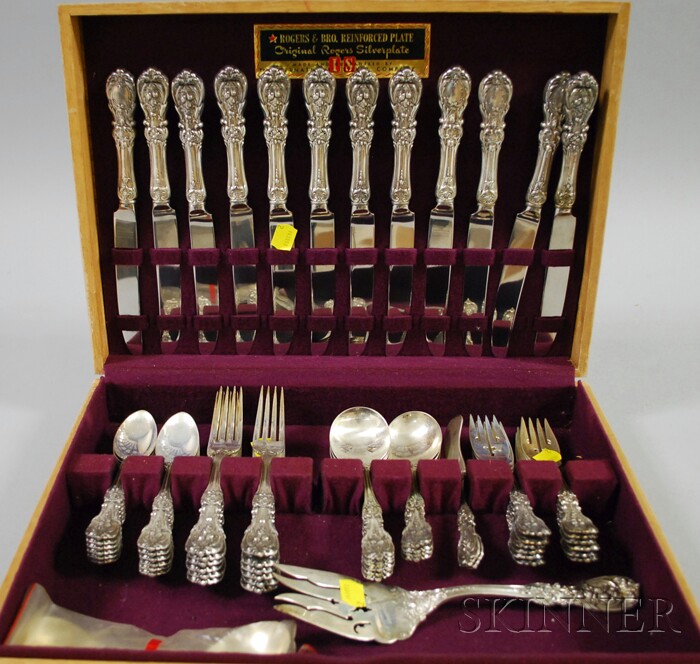 Appraisal: Reed Barton Sterling Silver Boxed Flatware Service for Twelve including