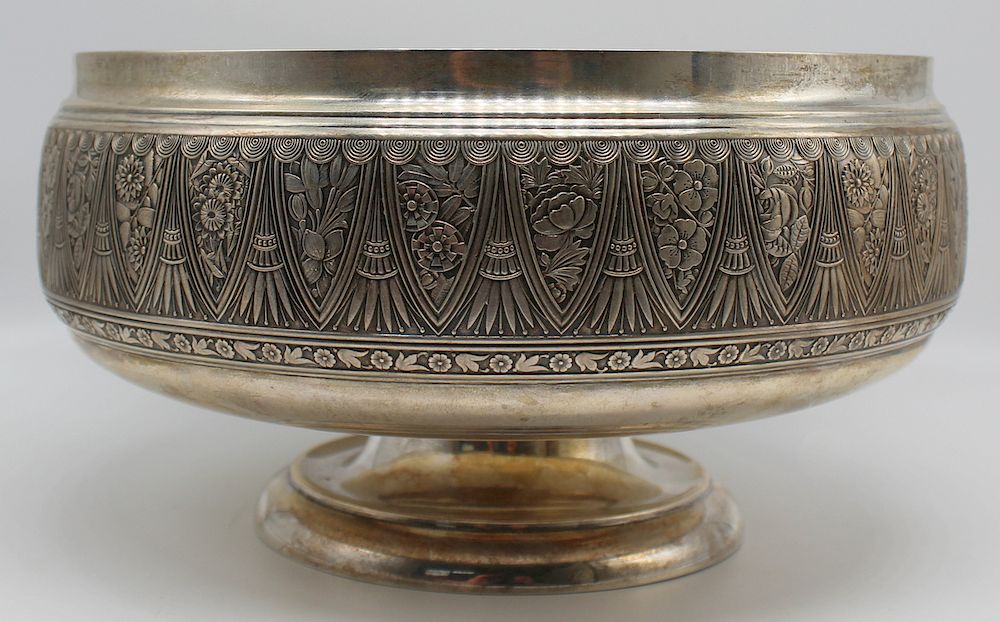 Appraisal: STERLING Late th C Gorham Sterling Bowl Late th century