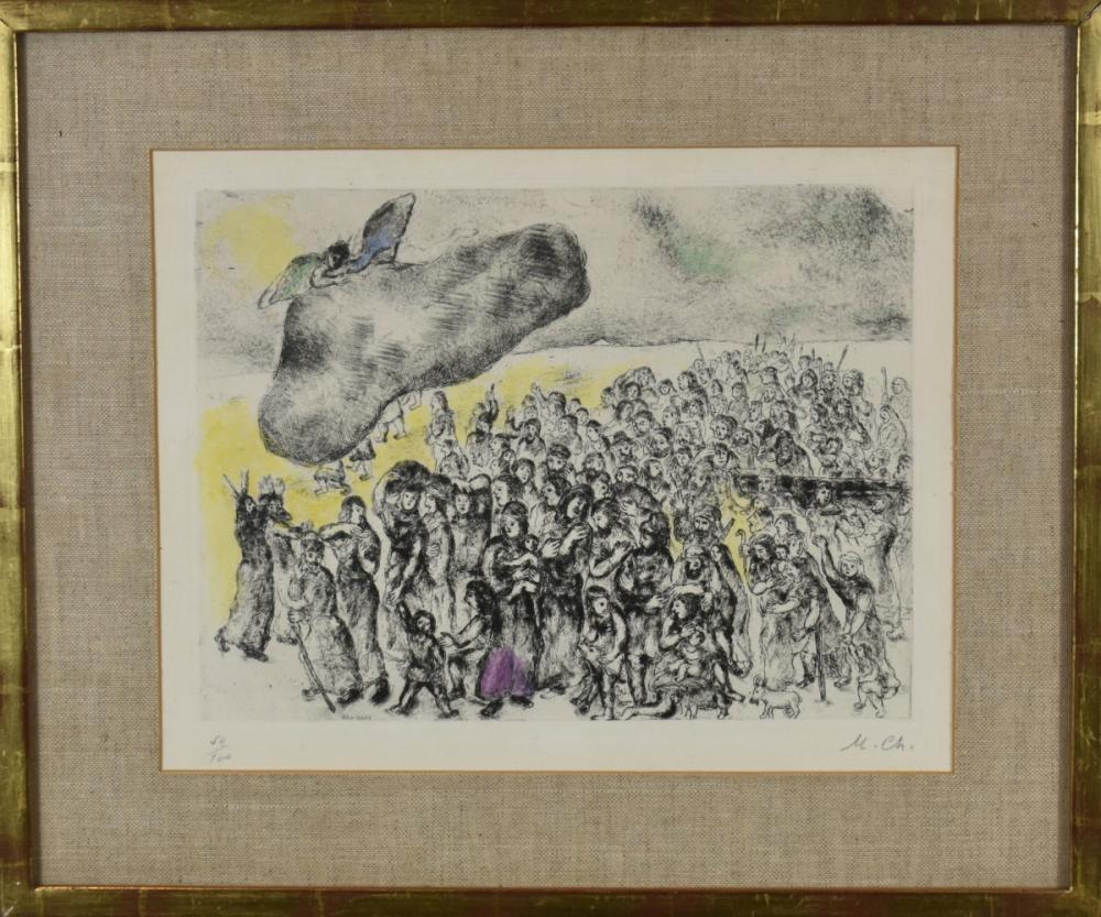 Appraisal: MARC CHAGALL RUSSIAN - Biblical Theme Signed l r margin