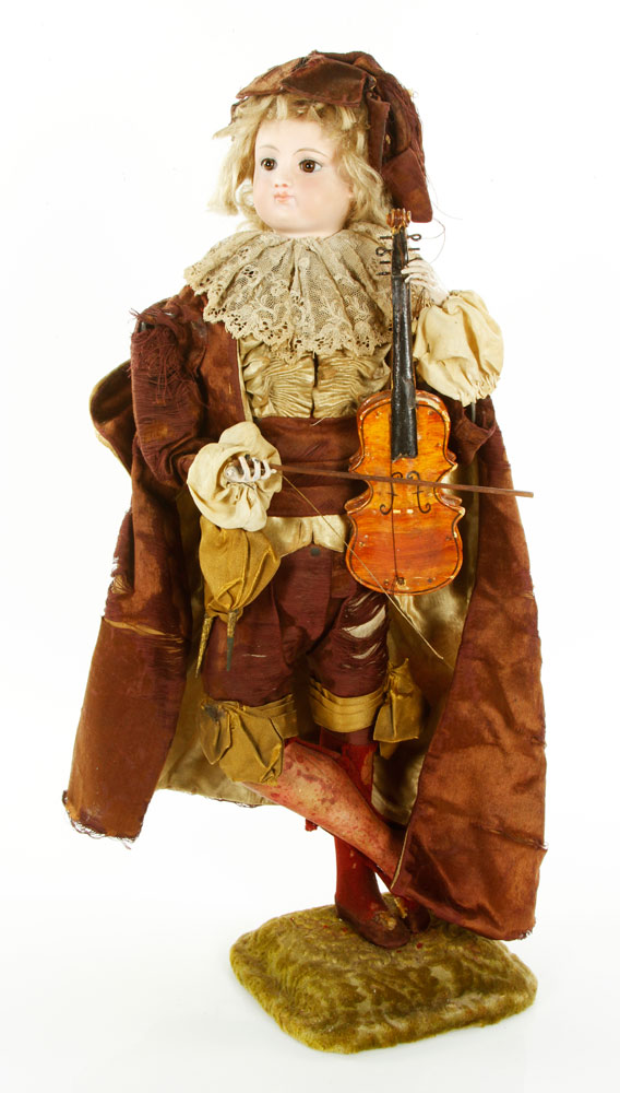 Appraisal: - French Mechanical Doll Mechanical musical doll French possibly Juneau