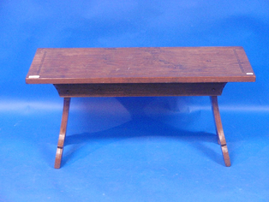 Appraisal: An elm coffee table by Jack Grimble of Cromer