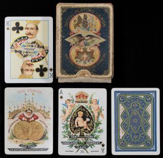 Appraisal: New York Consolidated Card Co Illuminated Royal Playing Cards New