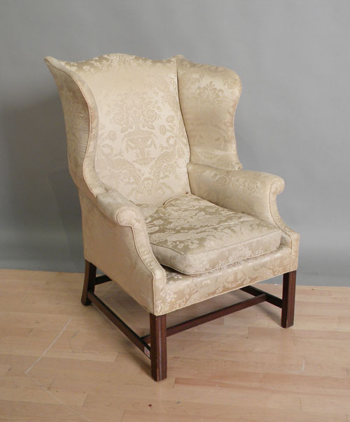 Appraisal: Chippendale style easy chair