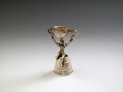 Appraisal: A late th century German silver wager cup by Neresheimer