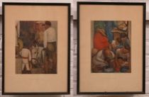 Appraisal: Diego Rivera Mexican Social Realist - A set of two