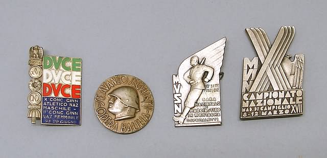 Appraisal: Grouping of commemorative pins for athletic sporting events and one