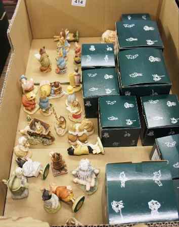 Appraisal: A collection of Border Fine Arts Beatrix Potter Figures comprising