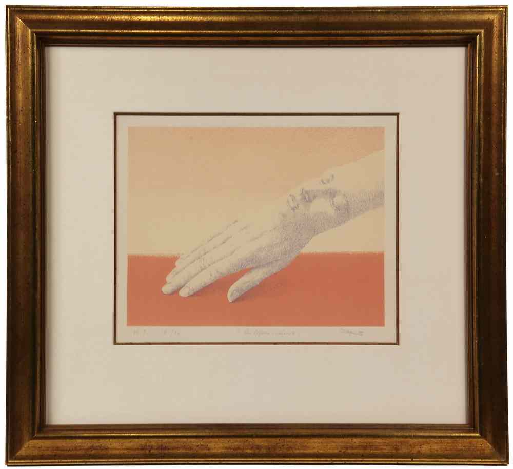 Appraisal: SERIGRAPH - 'Les Bijoux Indiscrets' by Rene Magritte Belgium -